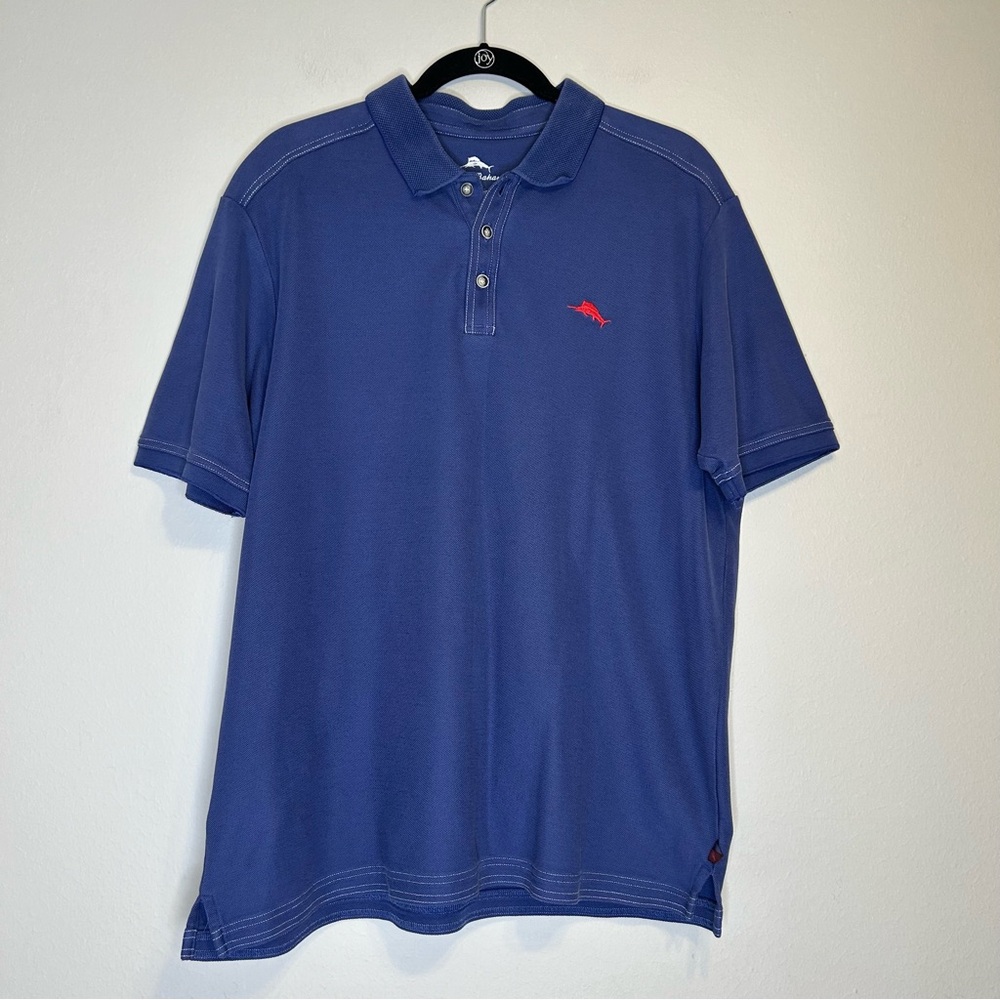 Tommy Bahama‎ Supima Men’s Blue Polo Size L